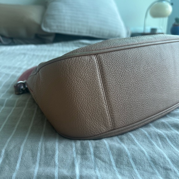 Coach Harley East West Hobo Shoulder Bag with Snakeskin Trim - Picture 9 of 10